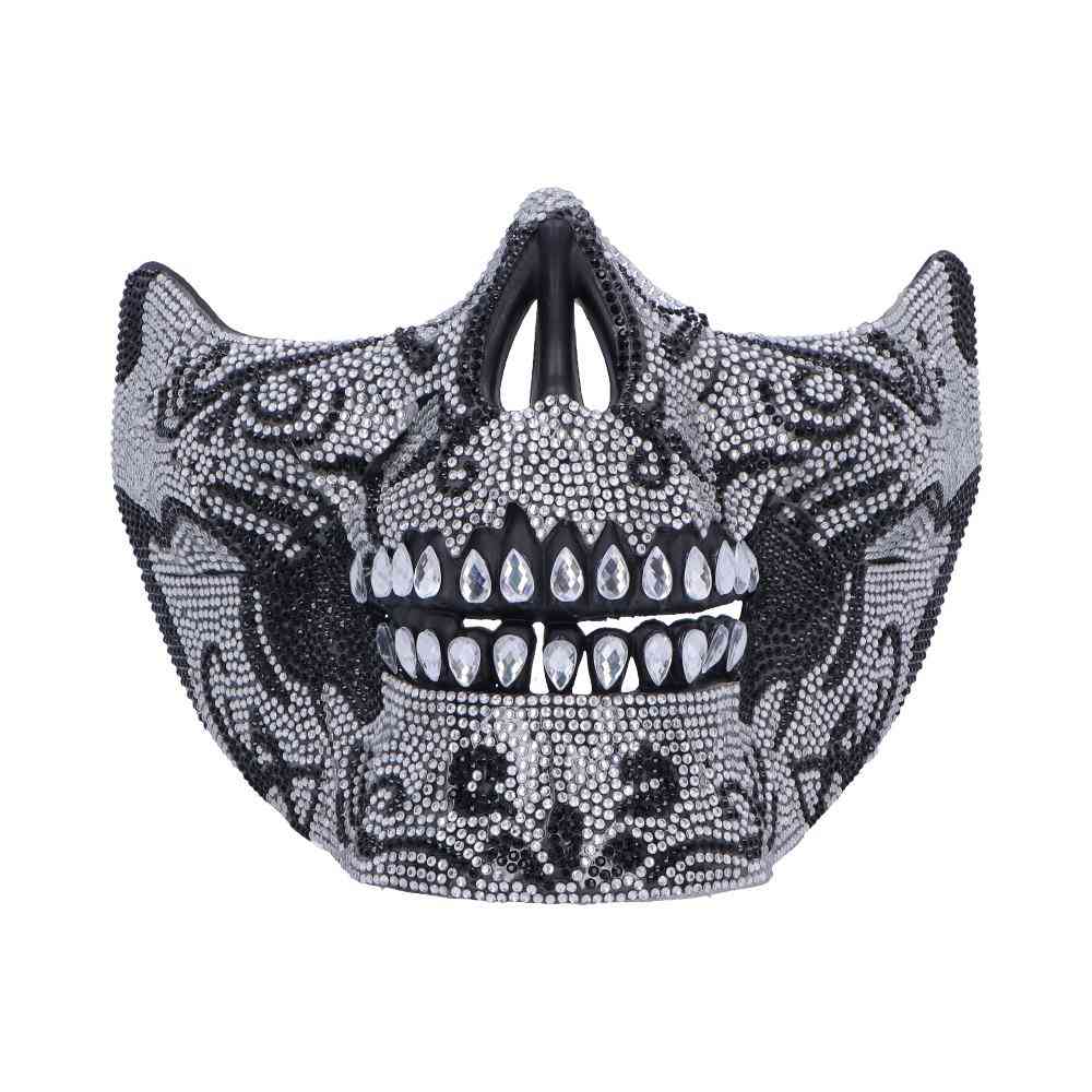 Nemesis Now - Jewelled Masquerade (Silver) 17.5cm Masker - Zilverkleurig